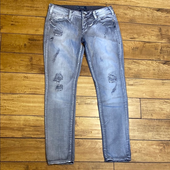 Silver Aiko skinny grey jeans - Picture 1 of 9